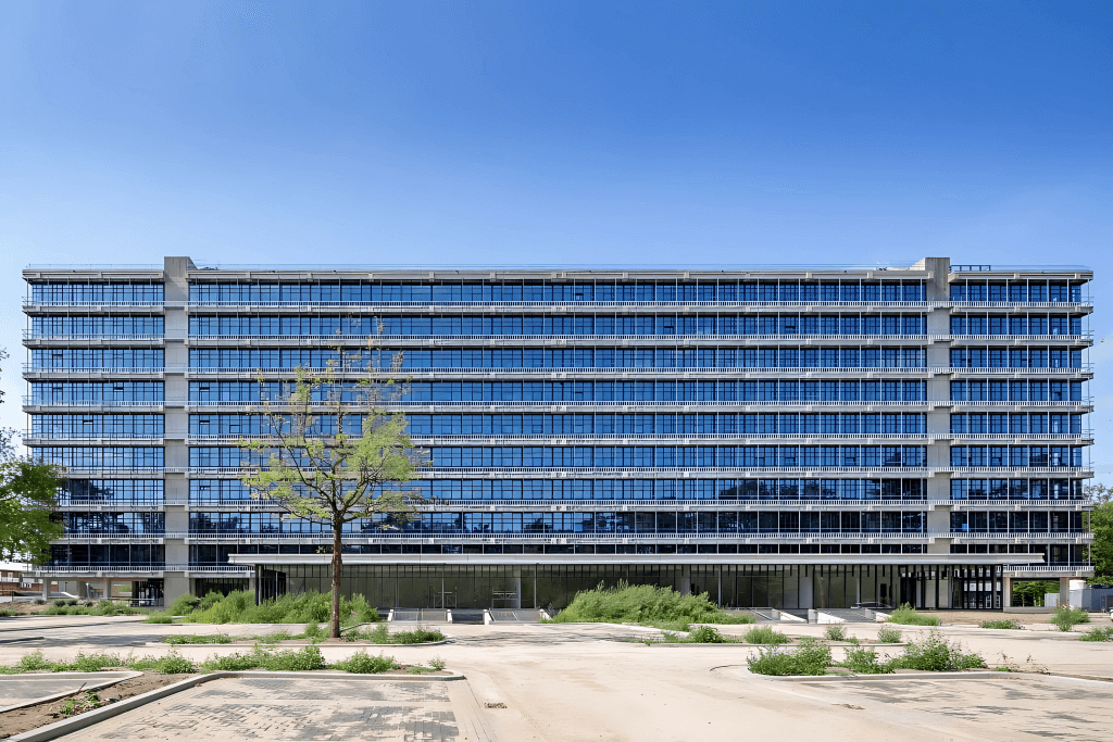 Fassadenbefahranalage-Fenster-putzen-kite-robotics-roboter